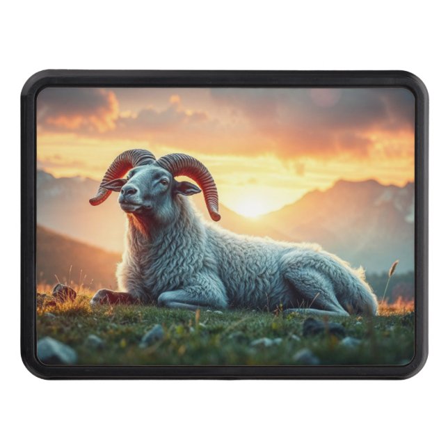Cache Pour Crochet De Remorquage Bighorn Sheep à Sunrise (Devant)