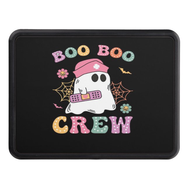 Cache Pour Crochet De Remorquage Boo Boo Crew Ghost Nurse Classic T-shirt (Devant)