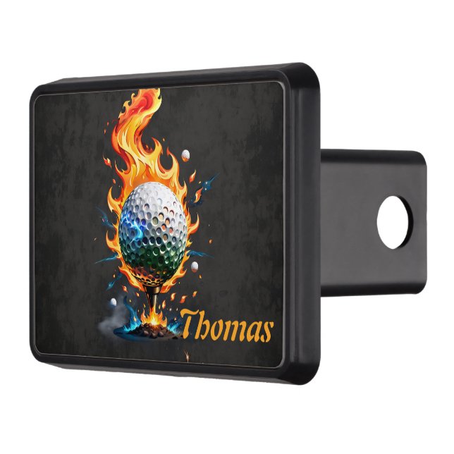 Cache Pour Crochet De Remorquage Boule de golf blanche (Gauche)