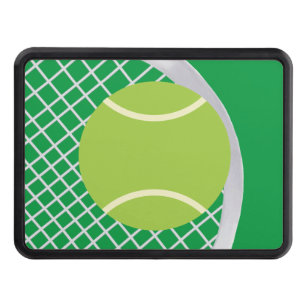 Cache Pour Crochet De Remorquage Boule de raquettes de tennis vert moderne