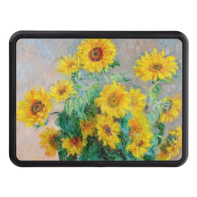 Cache Pour Crochet De Remorquage Bouquet de tournesols Claude Monet (Devant)