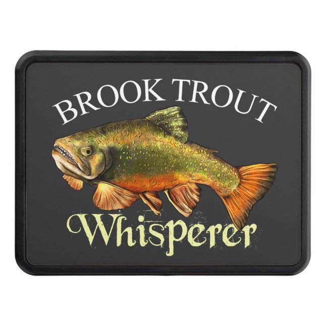 Cache Pour Crochet De Remorquage Brook Trout Whisperer Dark (Devant)