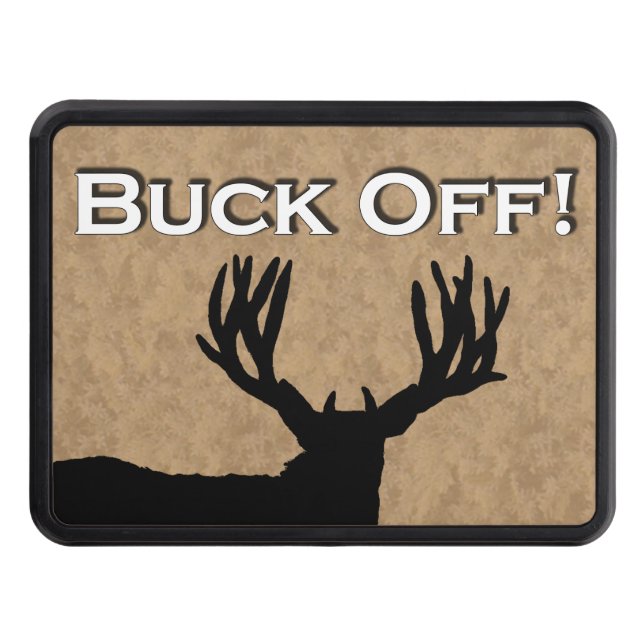 Cache Pour Crochet De Remorquage Buck Off Funny Deer Chasse (Devant)