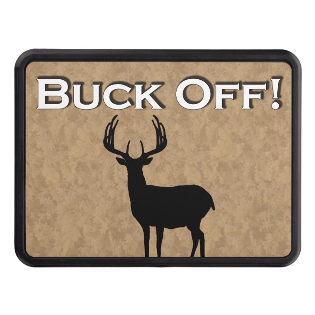 Cache Pour Crochet De Remorquage Buck Off Funny Deer Chasse (Devant)