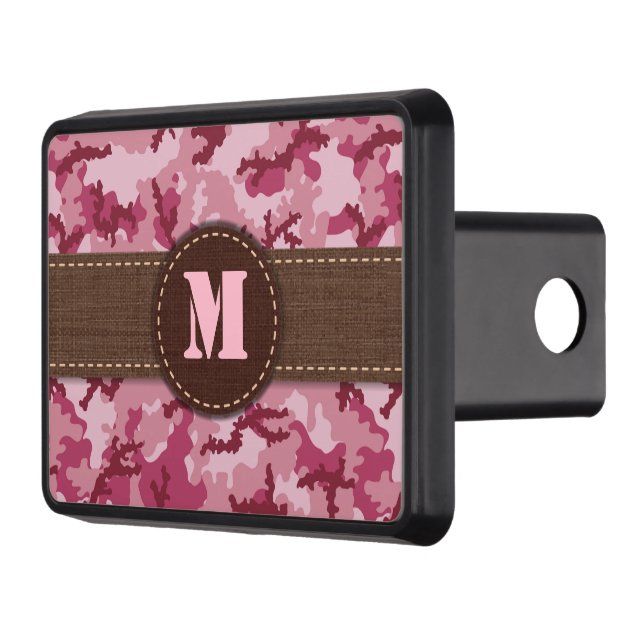 Cache Pour Crochet De Remorquage Camouflage rose (Gauche)
