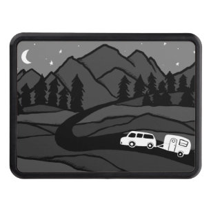Cache Pour Crochet De Remorquage Camping de remorque Vintage RV Mountain Moon Roadt