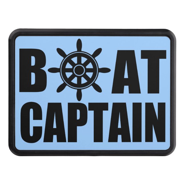 CACHE POUR CROCHET DE REMORQUAGE CAPITAINE DE BATEAU (Devant)