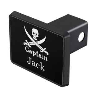 Cache Pour Crochet De Remorquage Capitaine pirate personnalisée
