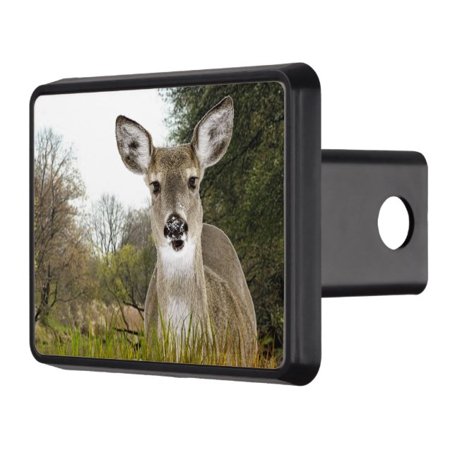 Cache Pour Crochet De Remorquage Cerf blanc / chasseur (Gauche)