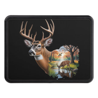 Cache Pour Crochet De Remorquage Chasse au cerf de Virginie Hitch Cover, Chasse au 