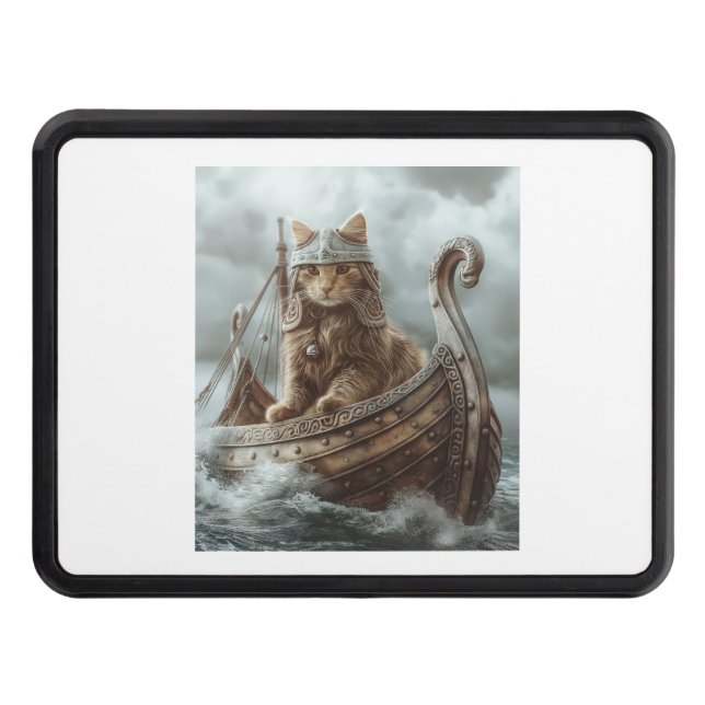 Cache Pour Crochet De Remorquage Chat viking (Devant)
