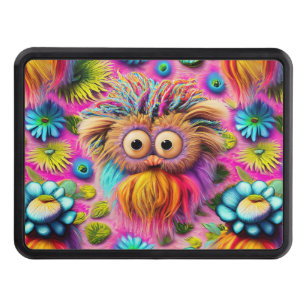 Cache Pour Crochet De Remorquage Chouette cosmique Trippy Hippie Psychedelic Origin