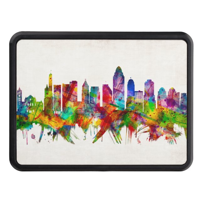 Cache Pour Crochet De Remorquage Cinnati Ohio Skyline (Devant)