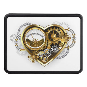 Cache Pour Crochet De Remorquage Coeur vapeur avec un manomètre