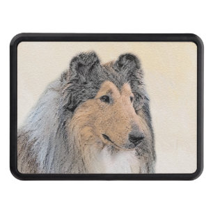 Cache Pour Crochet De Remorquage Collie (Rough) Peinture - Cute Original Dog Art