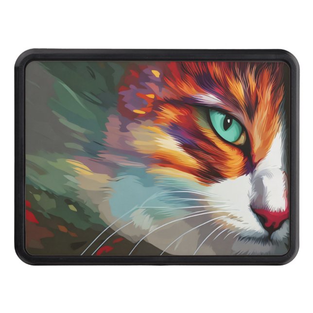 Cache Pour Crochet De Remorquage Conception des yeux de chat (Devant)