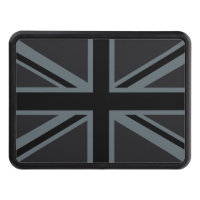 Conception noire de drapeau d'Union Jack