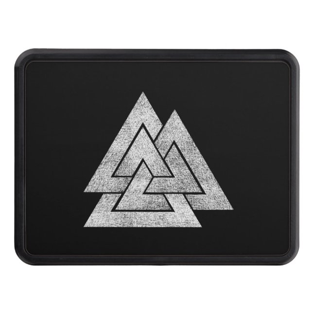 Cache Pour Crochet De Remorquage Conception viking Valknut (Devant)
