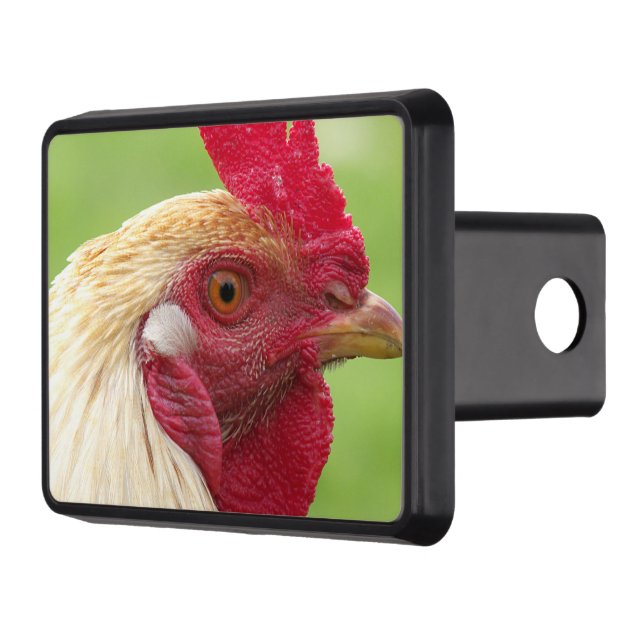 Cache Pour Crochet De Remorquage coq, poulet, animal, oiseau, dessin, ferme, (Gauche)