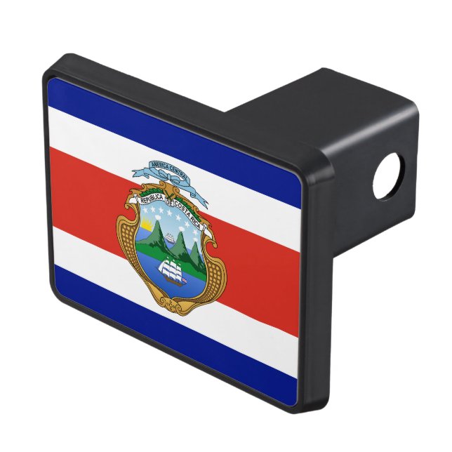 Cache Pour Crochet De Remorquage Costa Rica (armoiries/drapeau) (haut Droit)