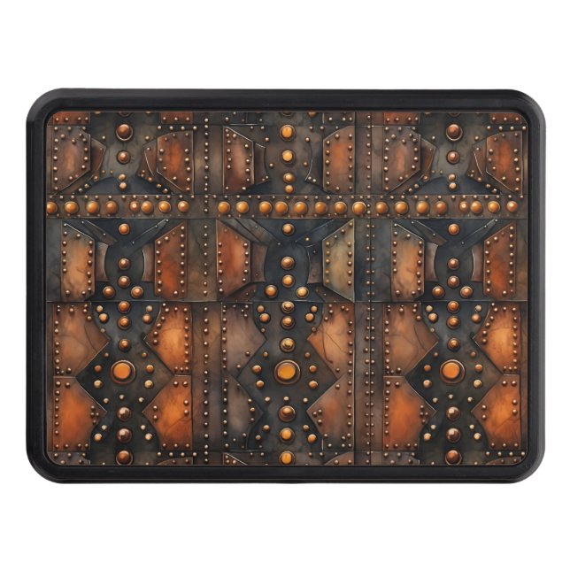 Cache Pour Crochet De Remorquage Couvercle Hitch en métal vissé (Devant)