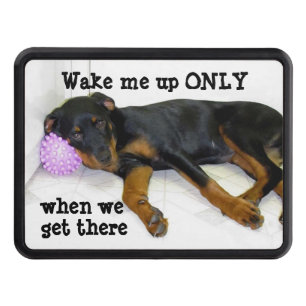 Cache Pour Crochet De Remorquage Couverture somnolente d'accroc de rottweiler