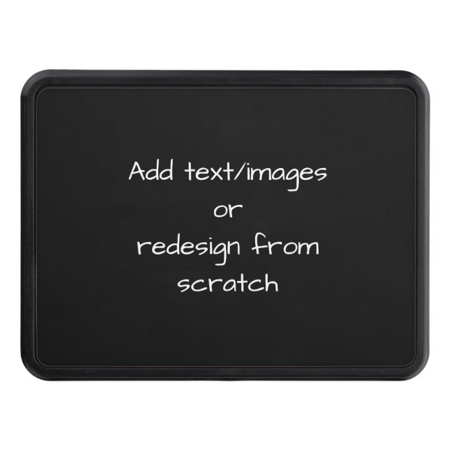 Cache Pour Crochet De Remorquage Créer votre propre Customisé (Devant)