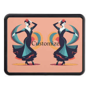 Cache Pour Crochet De Remorquage Danseuse flamenco Thunder_Cove