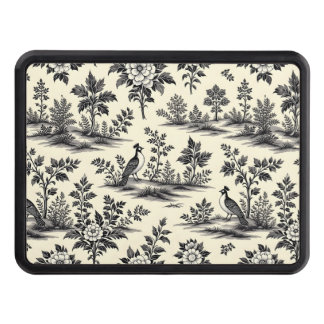 Cache Pour Crochet De Remorquage Decorative French toile pattern