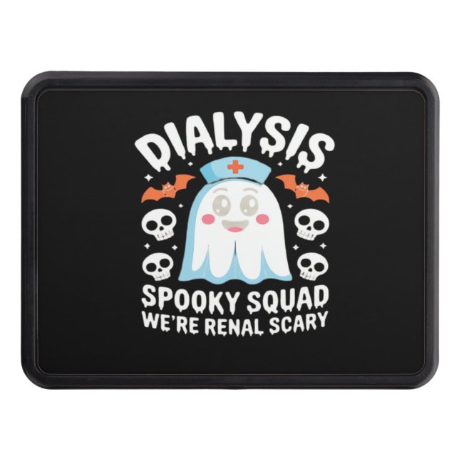 Cache Pour Crochet De Remorquage Dialyse Néphrologie Infirmière Cute Halloween Éffr (Devant)