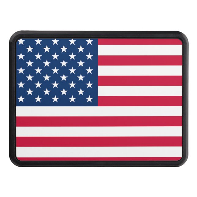 Cache Pour Crochet De Remorquage Drapeau américain Hitch Cover (Devant)