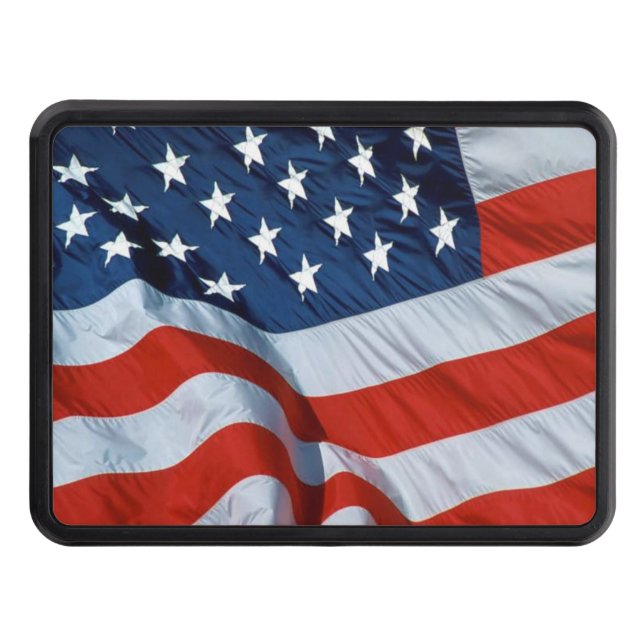 Cache Pour Crochet De Remorquage Drapeau américain patriotique (Devant)