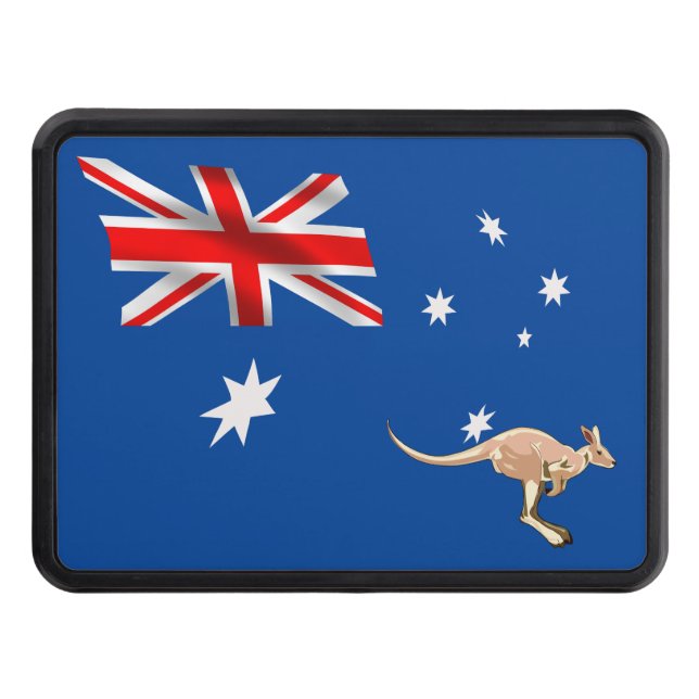 Cache Pour Crochet De Remorquage Drapeau australien (Devant)