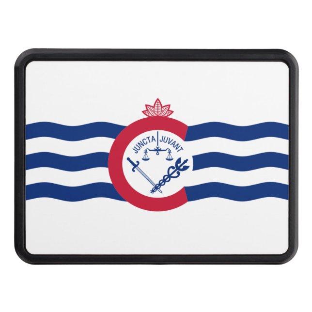 Cache Pour Crochet De Remorquage Drapeau de la ville de Cincinnati (Devant)