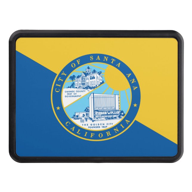 Cache Pour Crochet De Remorquage Drapeau de la ville de père Noël Ana (Devant)