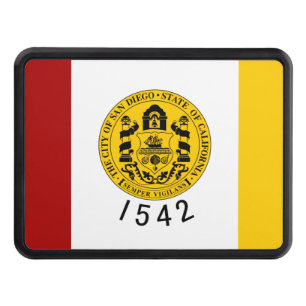 Cache Pour Crochet De Remorquage Drapeau de San Diego, Californie