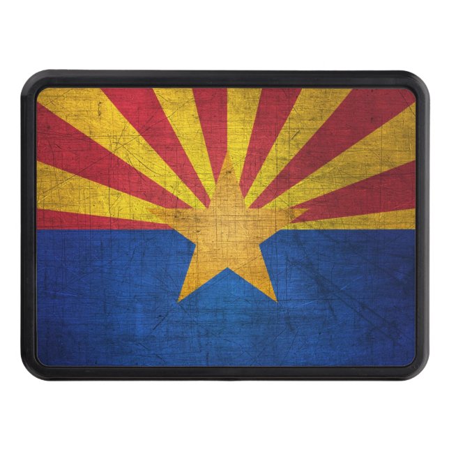 Cache Pour Crochet De Remorquage Drapeau d'État de l'Arizona (Devant)