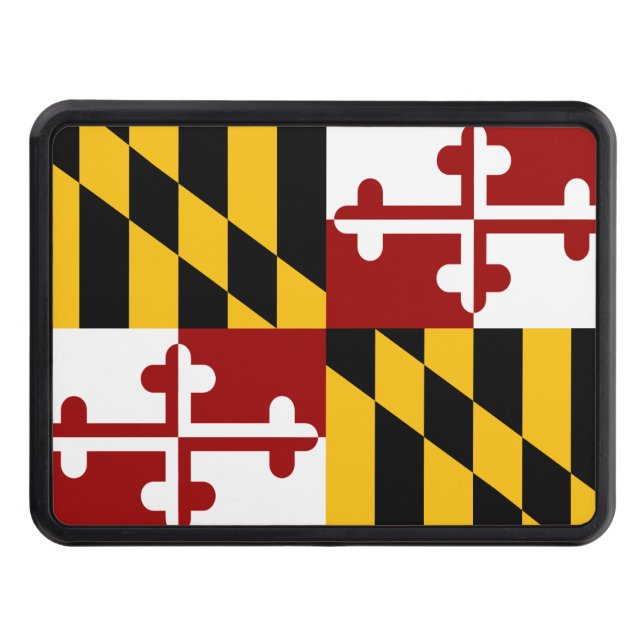 Cache Pour Crochet De Remorquage Drapeau du Maryland (Devant)