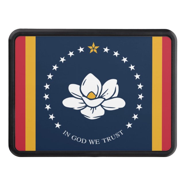 Cache Pour Crochet De Remorquage Drapeau du Mississippi (2020) (Devant)