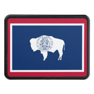 Cache Pour Crochet De Remorquage Drapeau du Wyoming