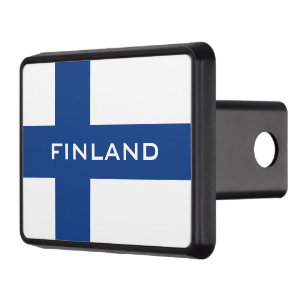 Cache Pour Crochet De Remorquage Drapeau finlandais de Finlande couverture de remor