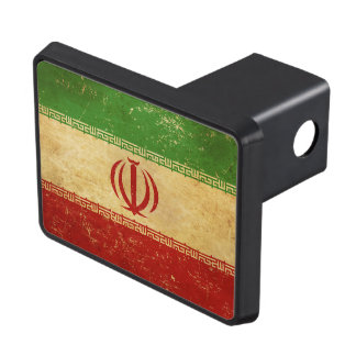 Cache Pour Crochet De Remorquage Drapeau Iran Hitch Design Vintage
