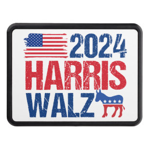Cache Pour Crochet De Remorquage Élection démocrate d'âne de Harris Walz 2024