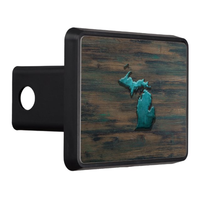 Cache Pour Crochet De Remorquage État du Michigan Turquoise (Droite)