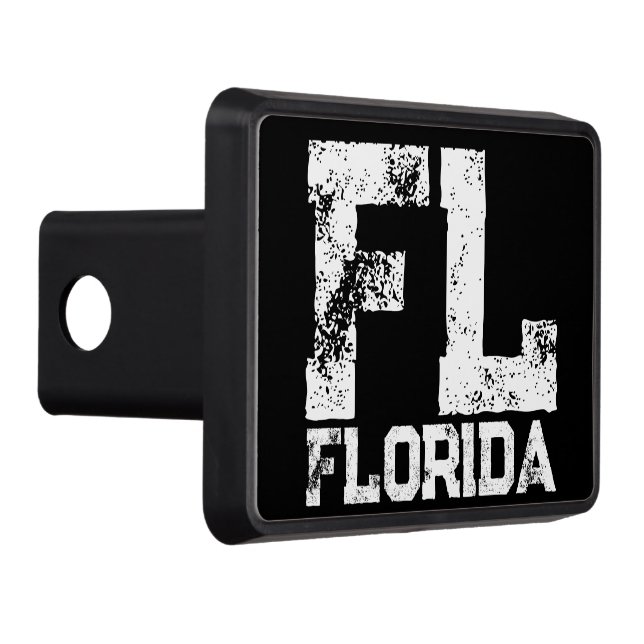 Cache Pour Crochet De Remorquage FL Florida State remorque hitch couvercle pour voi (Droite)