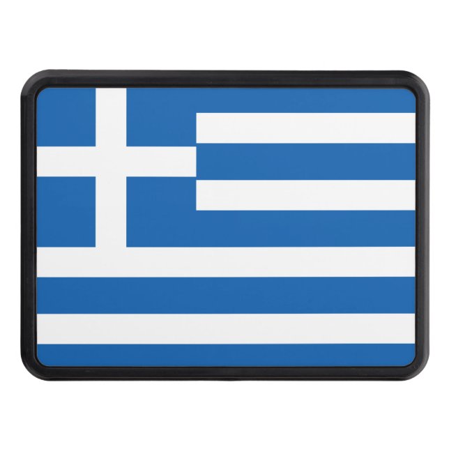 Cache Pour Crochet De Remorquage Flag de Greece (Devant)