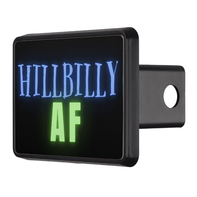 Cache Pour Crochet De Remorquage Funny Hillbilly AF Neon (Gauche)