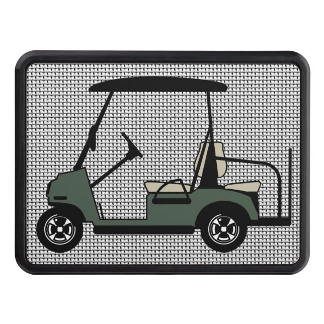Cache Pour Crochet De Remorquage Golf Cart Trailer Hitch Cover (Devant)