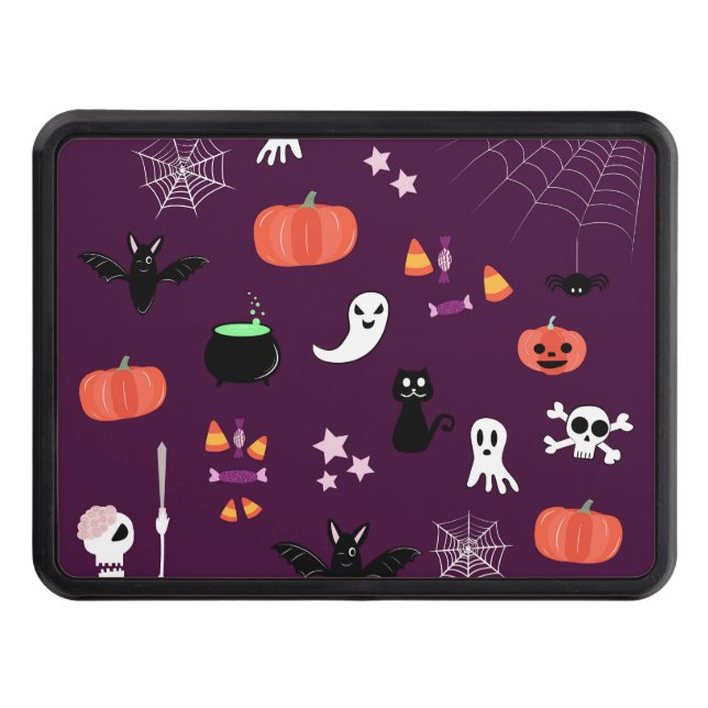 Cache Pour Crochet De Remorquage Halloween (Devant)