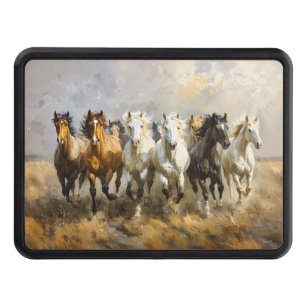 Cache Pour Crochet De Remorquage Harde de Cheval Galloping Mustang Peinture